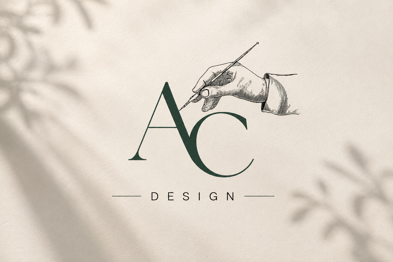 AC Design logo artwork for a private logo design collection